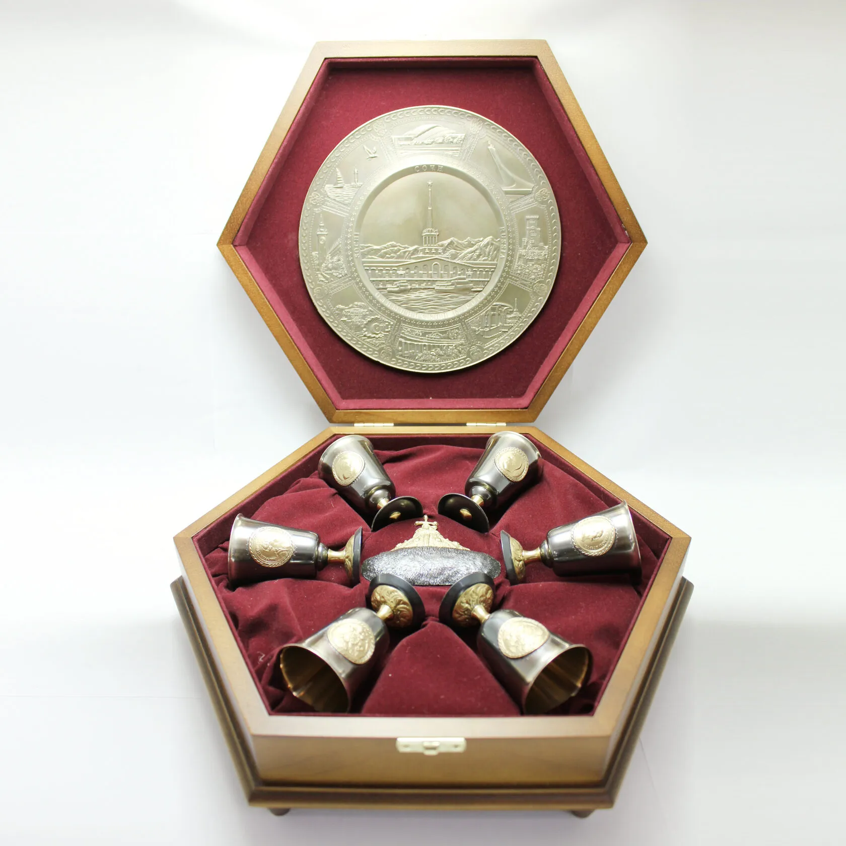 Набор стопок восьмигранный «Сочи»