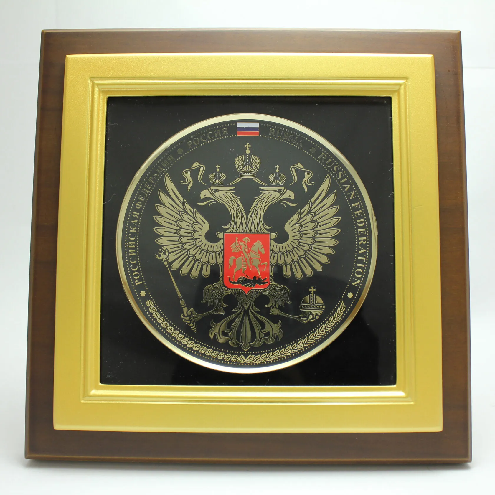 Панно с тарелкой «Герб РФ»